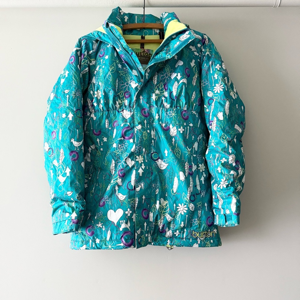 Burton Kids XL' Size 18‎ Teal Snow Jacket Coat Girls Dry Ride